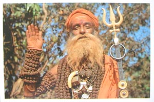  インドで出あったポストカード１「おじさん」